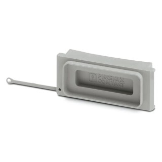 Phoenix Contact D-Sub Connector Accessory Cover for VS-15 Panel Mounting Frame, 15 Contacts, Polyamide, IP54, Grey 1887099