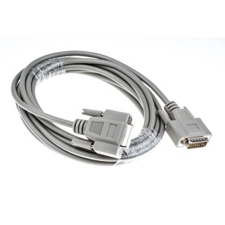 Phoenix Contact Serial Cable Male D-Sub 15-Pin to Female DB15, 5 m Polyvinyl Chloride Jacket, 125V VS-15-DSUB-20-LI-5.0