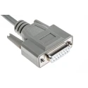 Phoenix Contact Serial Cable Male D-Sub 15-Pin to Female DB15, 5 m Polyvinyl Chloride Jacket, 125V VS-15-DSUB-20-LI-5.0