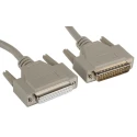 Phoenix Contact Male D-Sub 25-Pin to Female DB25 Serial Cable, 5 m Polyvinyl Chloride Grey Jacket VS-25-DSUB-20-LI-5.0 DB25