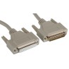 Phoenix Contact Male D-Sub 25-Pin to Female DB25 Serial Cable, 5 m Polyvinyl Chloride Grey Jacket VS-25-DSUB-20-LI-5.0 DB25