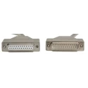 Phoenix Contact Male D-Sub 25-Pin to Female DB25 Serial Cable, 5 m Polyvinyl Chloride Grey Jacket VS-25-DSUB-20-LI-5.0 DB25