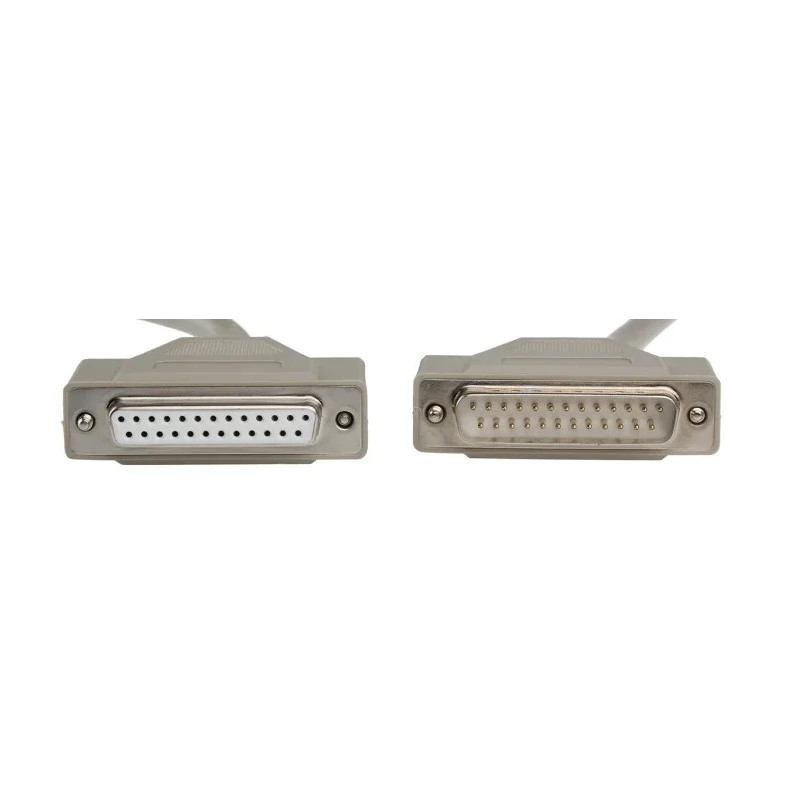 Phoenix Contact Male D-Sub 25-Pin to Female DB25 Serial Cable, 5 m Polyvinyl Chloride Grey Jacket VS-25-DSUB-20-LI-5.0 DB25