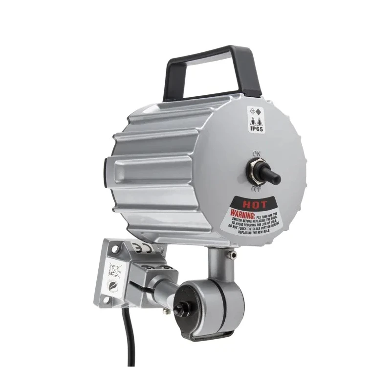 RS PRO Halogen Machine Light 70W 24V AC/DC Short Arm IP65 1.8m Cable 433-3073