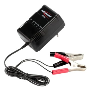 Ansmann Lead Acid Battery Charger Compatible with 2 V, 6 V, 12 V, 24 V Batteries 900 mA Charge Current 2.4 to 24 Ah 9164016