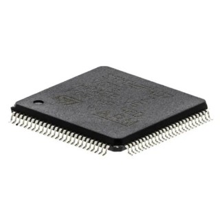 STMicroelectronics 32 bit ARM Cortex M7 Microcontroller 216 MHz, 2.048MB FLASH, 512kB RAM, 100-Pin LQFP STM32F767VIT6
