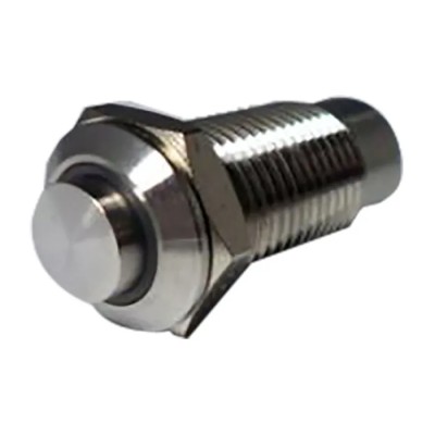 RS PRO Illuminated Push Button Switch Latching SPST Blue LED 12 mm Cutout IP40 36 V dc 220 V ac 111-6512