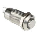 RS PRO Illuminated Latching Push Button Switch, Panel Mount, 12mm Cutout, SPST, Green LED, IP40, 36V DC 111-6514