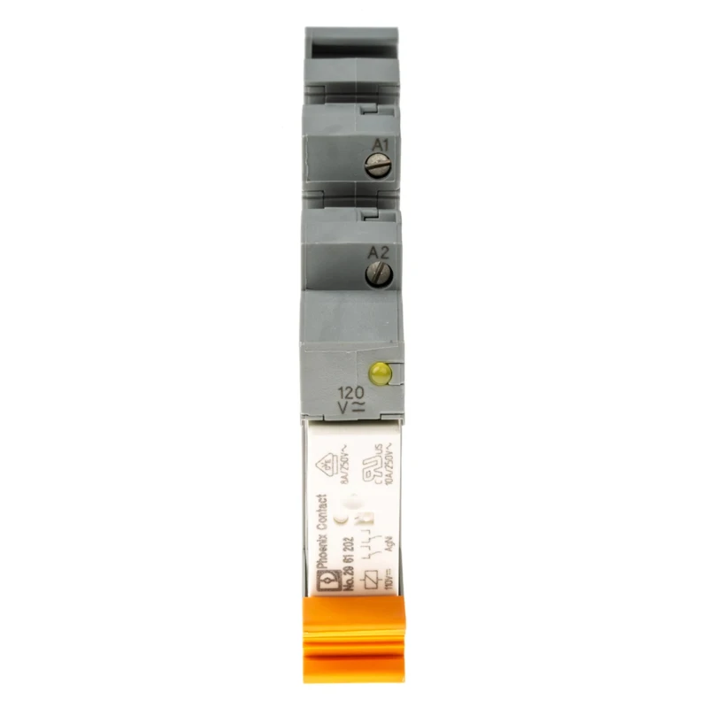 Phoenix Contact Electromechanical Interface Relay Module PLC-RPT- 5DC/21, DIN Rail Mount, 110V DC Coil, DPDT, 6A 2967086