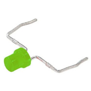 EAO Green Visible LED, 3.2V DC, 650mcd Intensity Indicator Lamp 10-2603.3175S