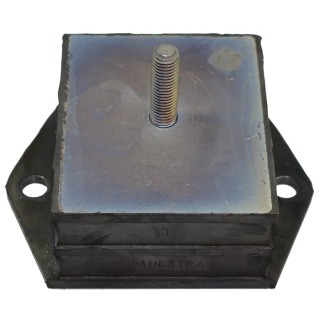 Paulstra Hutchinson M10 Anti-Vibration Mount Male Buffer Foot Rubber, 800 daN Compression, 77 mm Height 534079