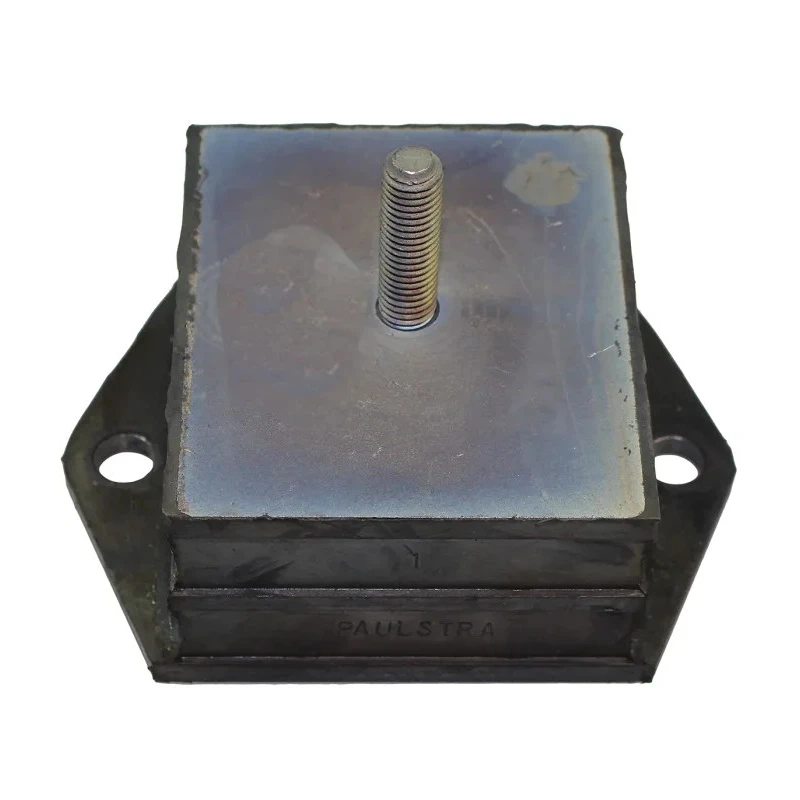 Paulstra Hutchinson M10 Anti-Vibration Mount Male Buffer Foot Rubber, 800 daN Compression, 77 mm Height 534079