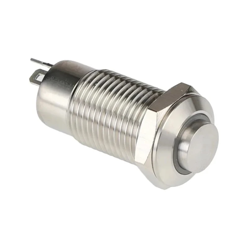RS PRO Illuminated Push Button Switch, Latching, Panel Mount, 12 mm Cutout, SPST, Yellow LED, IP40, 36 V dc 111-6523