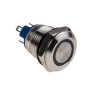 RS PRO Illuminated Momentary Push Button Switch Panel Mount 12 mm Cutout SPST Red LED IP65 IP67 36 V dc 111-6530