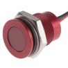 RS PRO Red Panel Mount Indicator 12V dc 20mA Lead Wire Termination IP67 Flush Bezel 111-6568