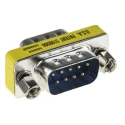 Phoenix Contact D-Sub Adapter 9-Way Male to Male, Straight Orientation, Gold over Nickel Contacts, Chromated Steel 1652651
