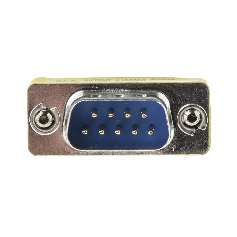 Phoenix Contact D-Sub Adapter 9-Way Male to Male, Straight Orientation, Gold over Nickel Contacts, Chromated Steel 1652651