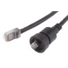 RS PRO Cat5e Ethernet Cable RJ45 Male to RJ45 Male 2m Black Unshielded PVC Cat5e