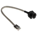 RS PRO Cat5e Ethernet Cable, 200 mm, Grey RJ45 Female to RJ45 Female, Shielded Twisted Pair PVC 111-6736