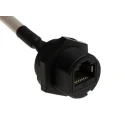 RS PRO Cat5e Ethernet Cable, 200 mm, Grey RJ45 Female to RJ45 Female, Shielded Twisted Pair PVC 111-6736