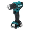 Makita Cordless Drill Driver 12 V, 2Ah Battery, 10 mm Keyless Chuck, 30 Nm Torque, 1700 / 450 rpm DF333DWAE