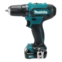 Makita Cordless Drill Driver 12 V, 2Ah Battery, 10 mm Keyless Chuck, 30 Nm Torque, 1700 / 450 rpm DF333DWAE