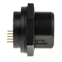 RS PRO Straight Panel Female 1 Port Mini USB Connector Panel Mount IP67 Rated 1.5A Current 111-6760