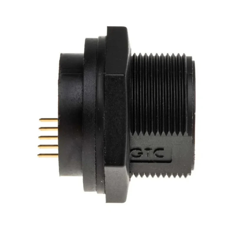 RS PRO Straight Panel Female 1 Port Mini USB Connector Panel Mount IP67 Rated 1.5A Current 111-6760