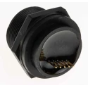 RS PRO Straight Panel Female 1 Port Mini USB Connector Panel Mount IP67 Rated 1.5A Current 111-6760