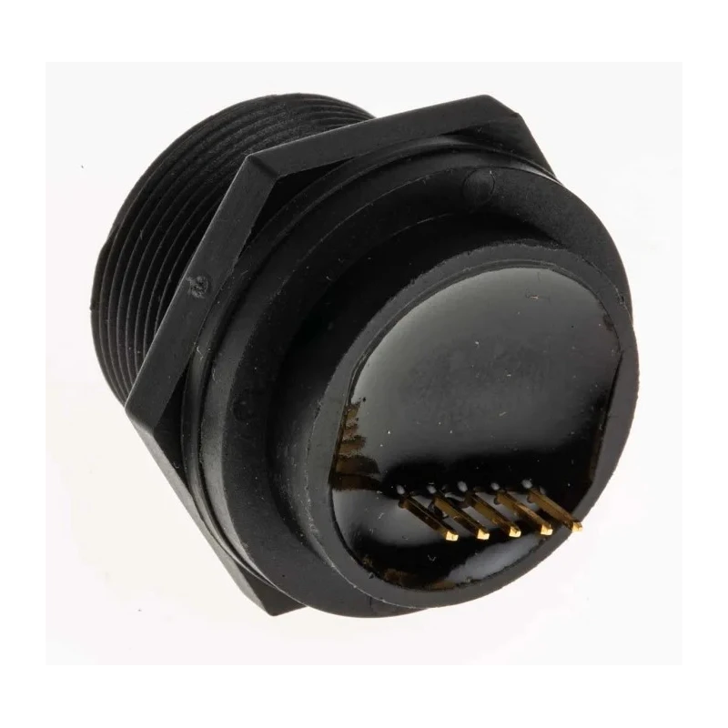 RS PRO Straight Panel Female 1 Port Mini USB Connector Panel Mount IP67 Rated 1.5A Current 111-6760