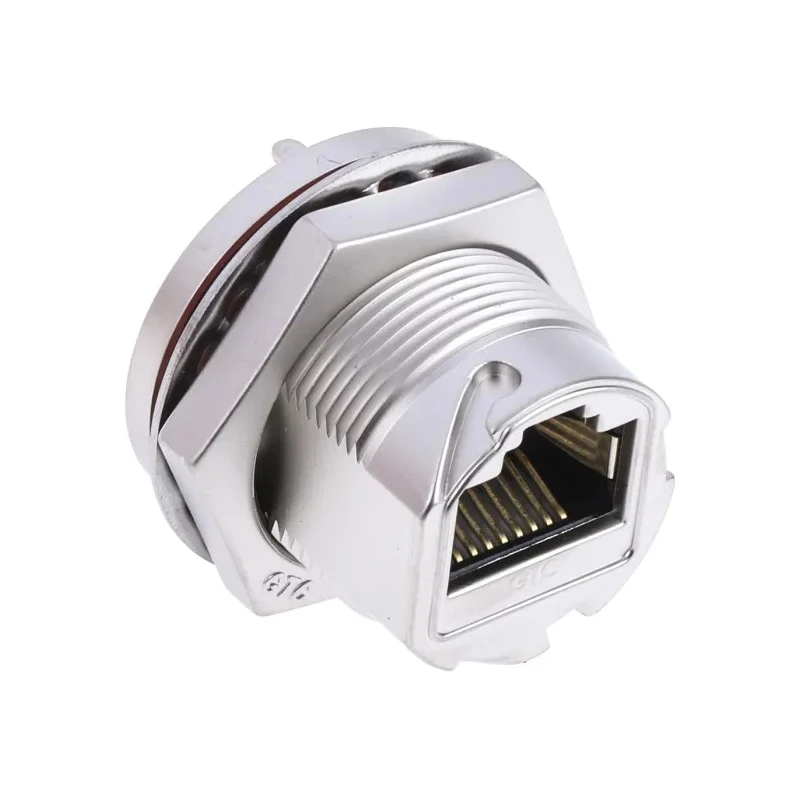 RS PRO RJ45 Connector Female Panel Mount Shielded Straight 1 Port RJ45