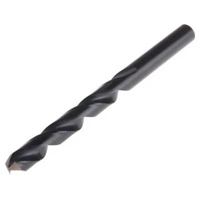 RS PRO High-Speed Steel (HSS) 4-Flute Helical Drill Bit, 142mm Overall Length, 0.4375 in Diameter, Plain Shank, DIN 434-6811