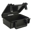 Serpac SE Plastic Waterproof Watertight Transit Case Black 223.5 mm x 190.5 mm x 99 mm SE120,BK