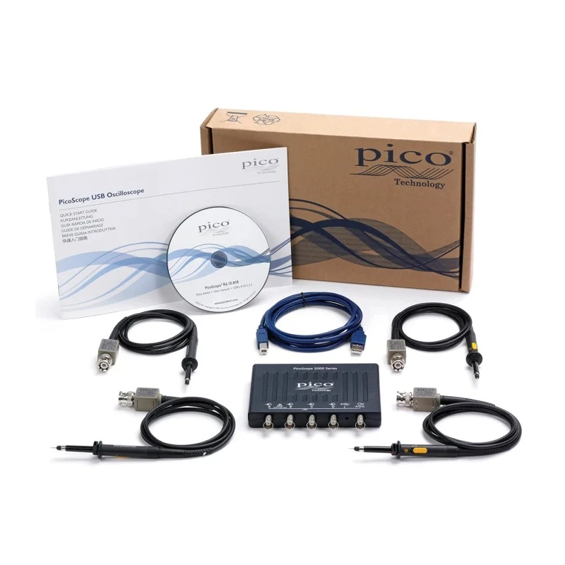 Pico Technology PC Based Oscilloscope 4-Channel, 25 MHz Bandwidth, USB Powered, PicoScope 2405A