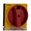 Lovato Electric Yellow, Red Rotary Handle, 65 mm, GA Series GAX61