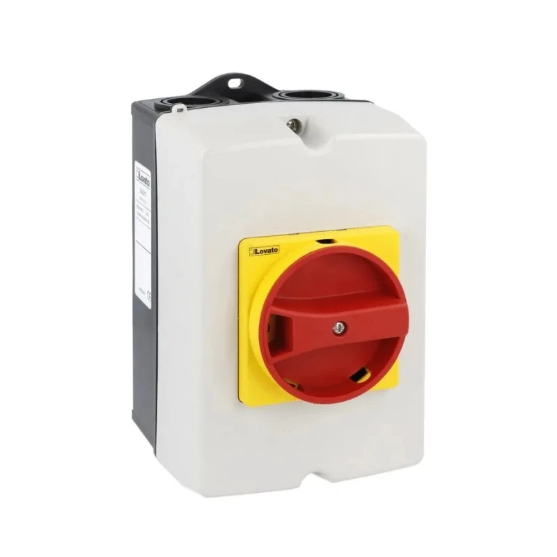 Lovato Electric 3-Pole Panel Isolator Switch, IP65, 32A, 15 kW, Panel Mount, Screw Terminal 
