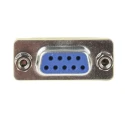 Phoenix Contact Female 9-Way D-Sub to Female 9-Way D-Sub Adapter Chromated Steel Housing Gold Plated Contacts 1688722