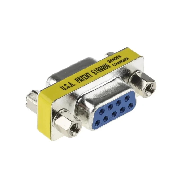 Phoenix Contact Female 9-Way D-Sub to Female 9-Way D-Sub Adapter Chromated Steel Housing Gold Plated Contacts 1688722