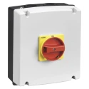 Lovato Electric 3-Pole Panel Isolator Switch IP65, 80A, 45 kW, Screw Terminal, Panel Mount 