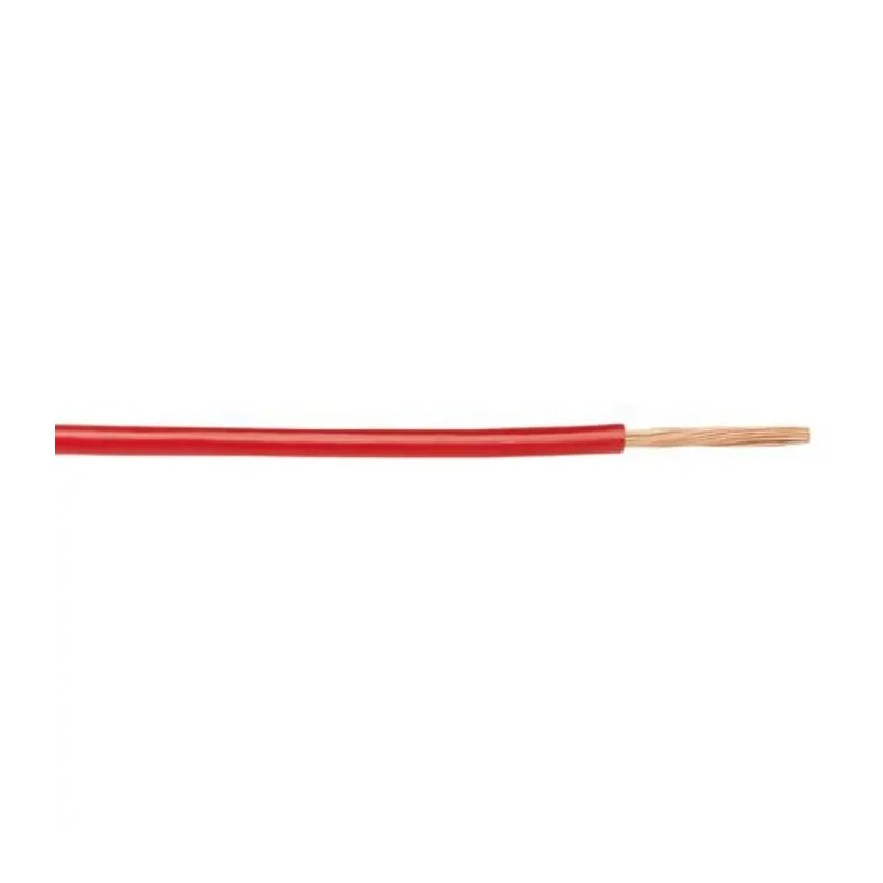 Alpha Wire Hookup Wire PVC Series Red 24 AWG, 19/0.13 mm Strands, 1.14 mm Diameter, 305 m Length, 600 V, Flame 1854/19 RD001
