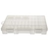 RS PRO Adjustable Compartments 21 Cell Polypropylene Compartment Box 44.45 mm x 276.23 mm x 184.14 mm 435-0258