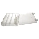 RS PRO Adjustable Compartments 21 Cell Polypropylene Compartment Box 44.45 mm x 276.23 mm x 184.14 mm 435-0258