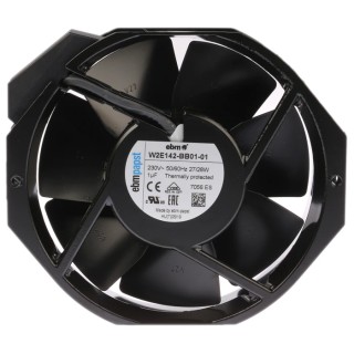 ebm-papst W2E142 Series AC Ball Bearing Axial Fan 230V AC 25W 330 m³/h 120 mA IP22 150x172x38 mm