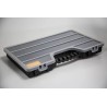 RS PRO Adjustable Compartments 17 Cell Transparent Black Polypropylene Compartment Box 60mm x 510mm x 330mm 435-0191