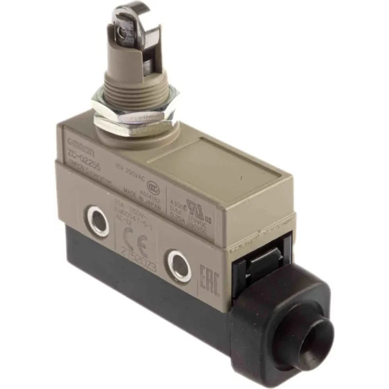 Omron ZC Series Plunger Limit Switch SPDT IP67 Case Housing 250V AC 10A 