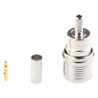 Radiall QMA Series Coaxial Connector Cable Male QMA, 50 Ω Impedance, Straight Body Crimp R123071000W