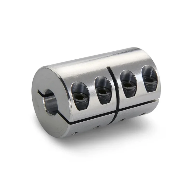 Ruland Aluminium Rigid Shaft Coupling Clamp Style Bore Size 4 mm Length 22 mm Torque Rating 2.72 Nm MCLX-4-4-A