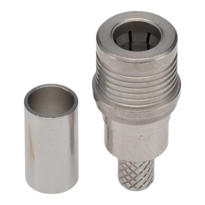 Radiall QMA Series Coaxial Connector Cable Male QMA 50 Ω Straight Body Crimp R123075000W