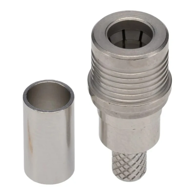 Radiall QMA Series Coaxial Connector Cable Male QMA 50 Ω Straight Body Crimp R123075000W