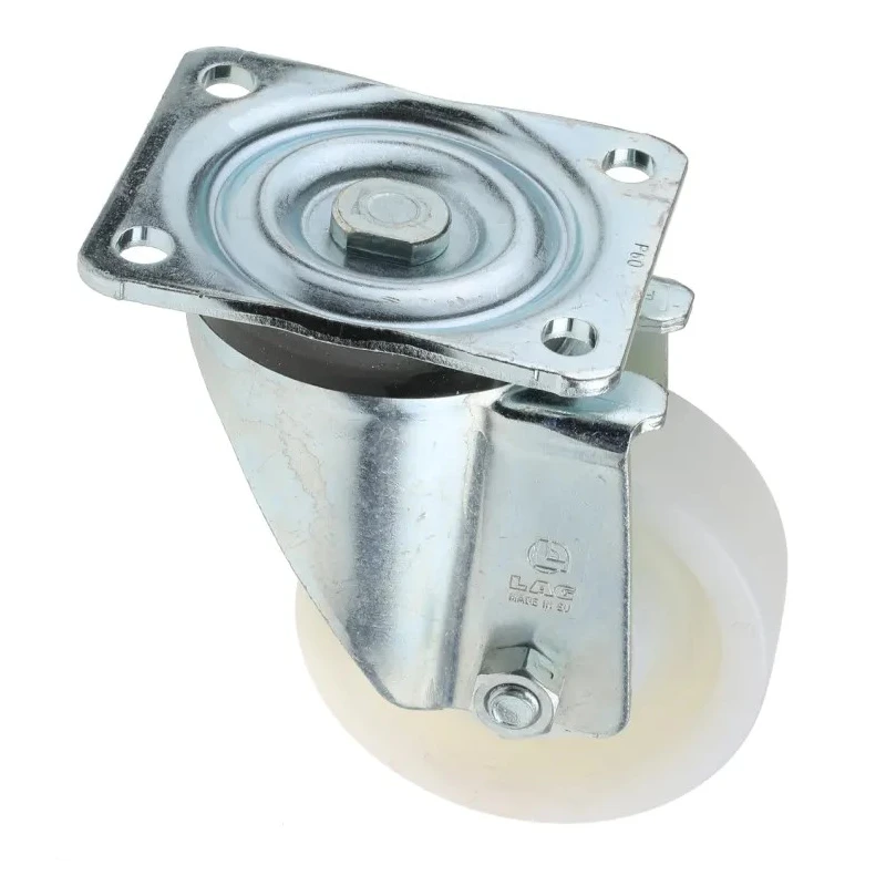 LAG Swivel Castor with 700 kg Load Capacity, 125 mm Polyamide Wheel, Galvanised Steel Frame 17862